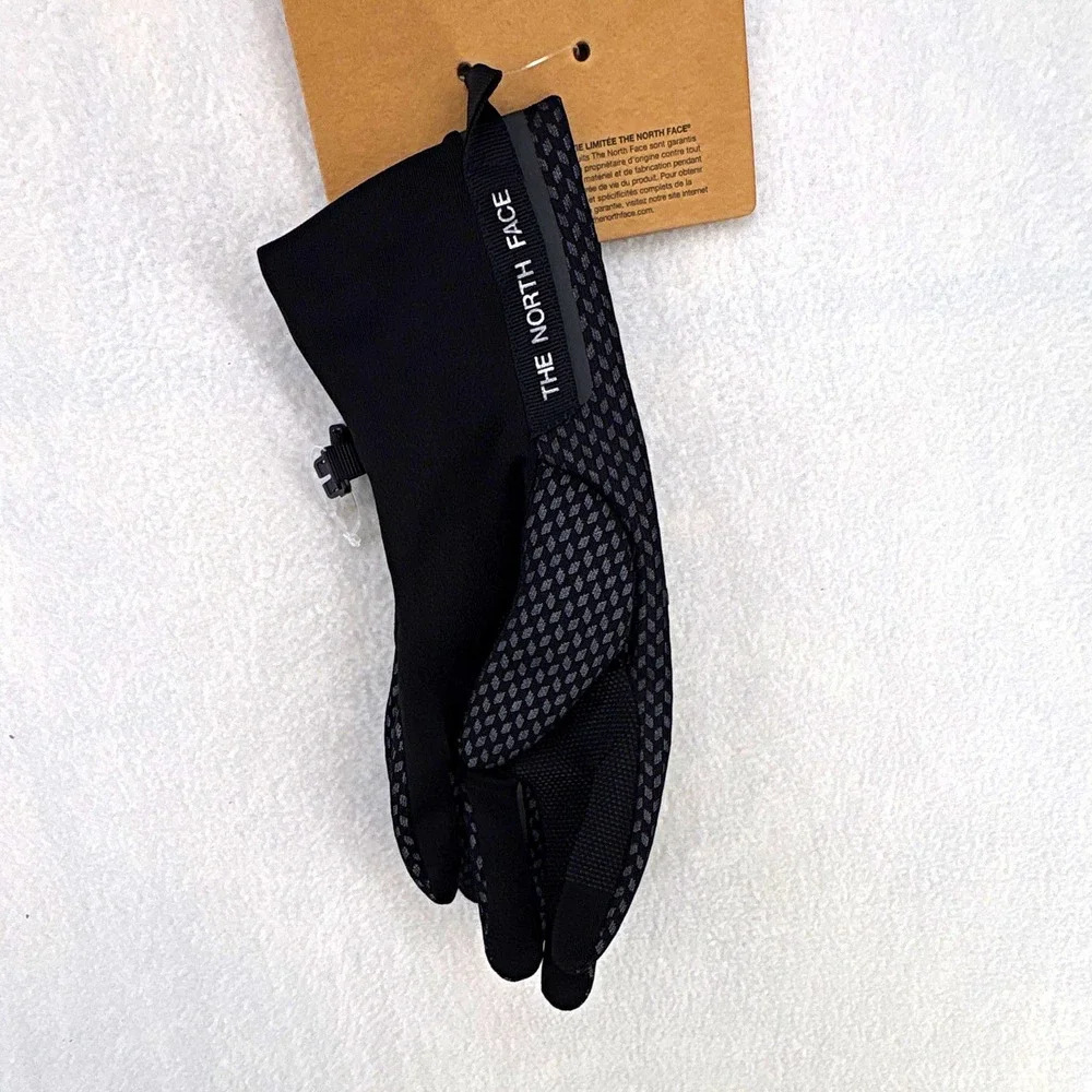 The North Face WindWall Closefit Tricot Windproof Gloves Women's XS Black/Gray